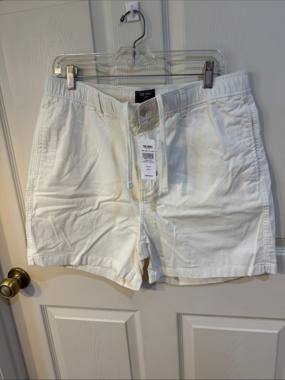 Todd Snyder Bisque Weekday Shorts Sz L.  NWT SEE PICTURES